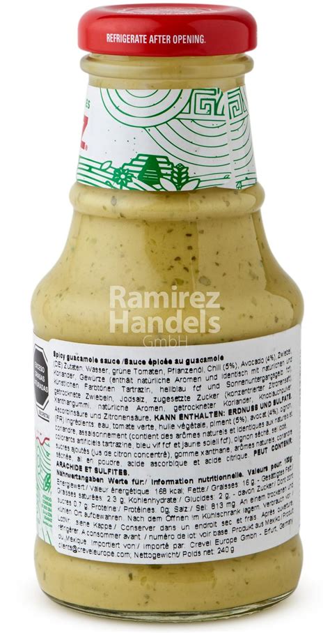 Salsa Guacamole Scharf Herdez G Mhd Dez Ramirez Handels