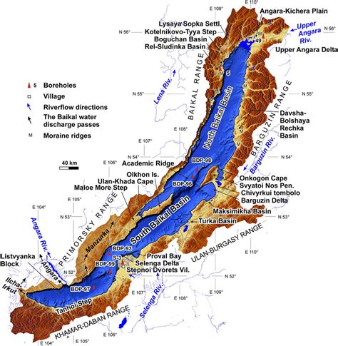 Baikal Mountains Map