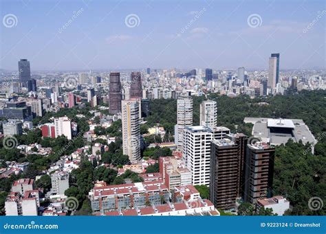 Mexico City skyline stock photo. Image of urban, mexican - 9223124