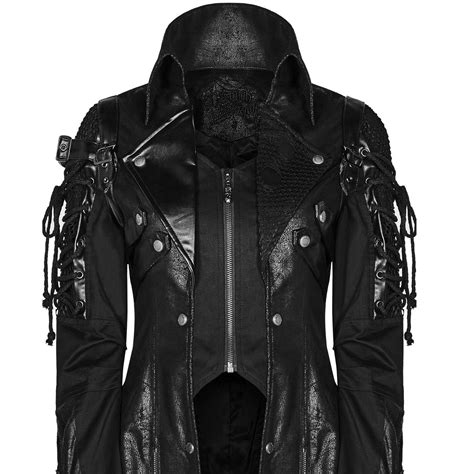 Black Poisonblack Males Jacket By Punk Rave The Dark Store