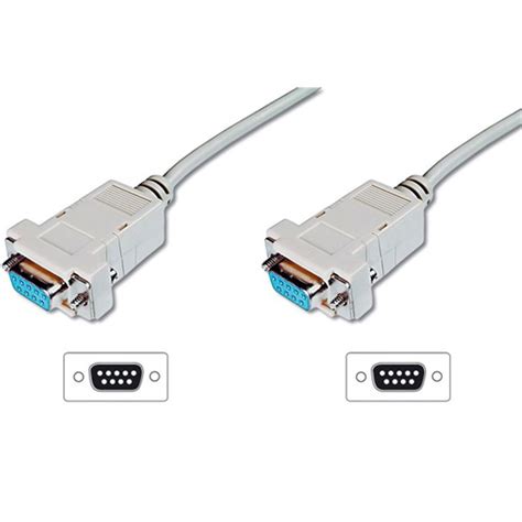 Cavo Null Modem Computer Seriale Rs232 Crossover Incrociato 9 Poli