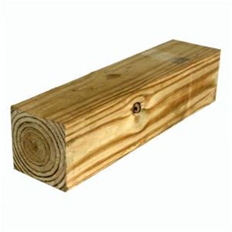 6 In X 6 In X 16 Ft 2 4b Pressure Treated Timber 601072 The Home Depot