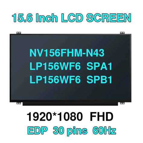 15 6 Inch Laptop LCD Screen IPS LCD Matrix B156HAN01 2 NV156FHM N43