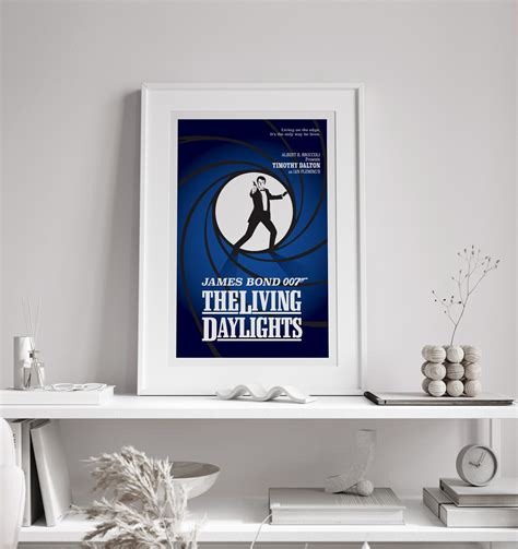 James Bond Movie Poster Digital Download, 007 James Bond Wall Art Print ...