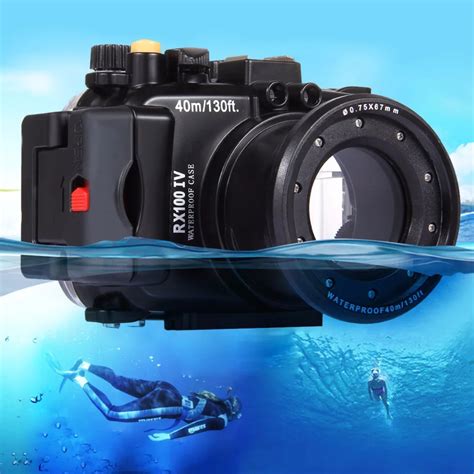 PULUZ 40m Underwater Depth Diving Case Waterproof Camera Housing For