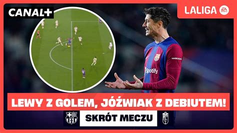 SZALEŃSTWO W MECZU BARCELONY GOL LEWANDOWSKIEGO DEBIUT JÓŹWIAKA