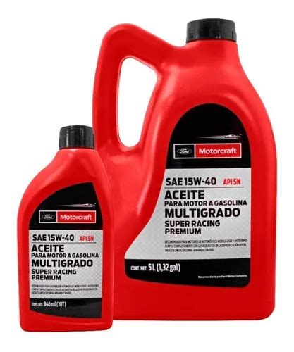 Kit Litros Aceite Motorcraft W Multigrado Mercadolibre