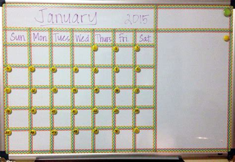 How To Make A Calendar On A Whiteboard Printable Word Searches