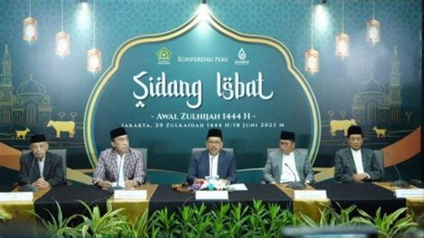 Hasil Sidang Isbat Idul Adha 2024 Penentuan 1 Dzulhijjah 1445 H