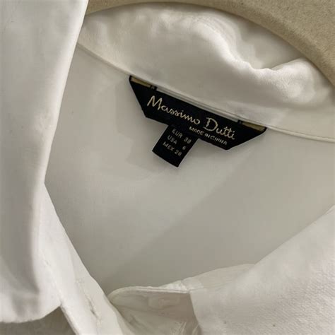 Massimo Dutti Tops Massimo Dutti Viscose White Blouse Poshmark