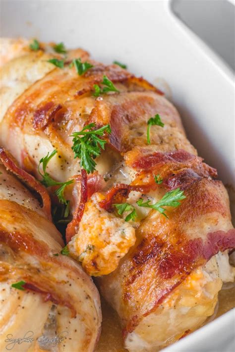 Bacon Wrapped Cream Cheese Chicken