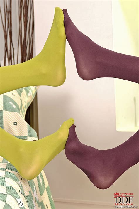 Amazing Lesbian Teens Are Worshiping Each Other S Feet In Pantyhose CoedCherry