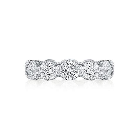 Shared Prong Round Diamond Eternity Band Ses Creations