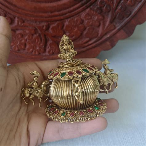 Traditional Temple Kumkum Box