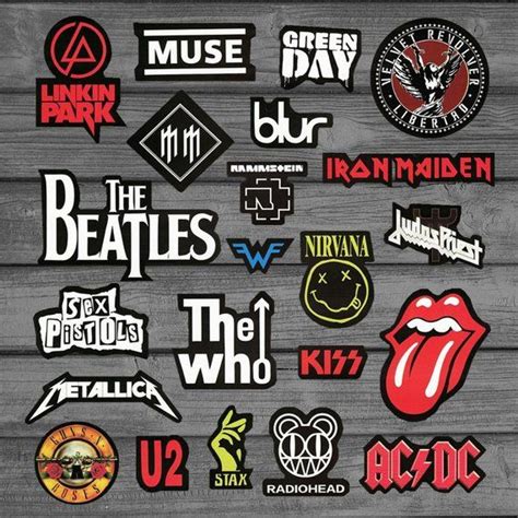 All the Rock Band Stickers are 100% Brand New and made of high-quality ...