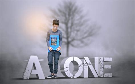 Picsart Editing Alone Boy in Fog Manipulation Picsart Tutorial