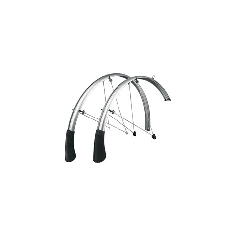 SKS P35 Chromoplastic Longboard Fender Set: Silver (700c x 20-28) | eBay