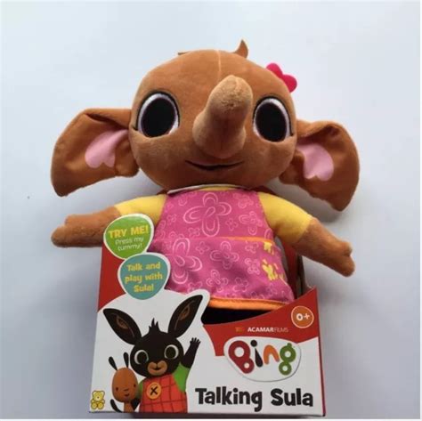 Bing Huggable Talking Sula Soft Toy11 Inch Approx Multicolour Brand New £1299 Picclick Uk