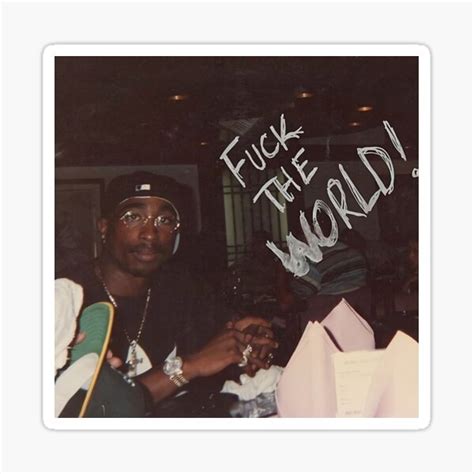 Fuck The World Classic Poster Sticker For Sale By Donnagomezi Redbubble