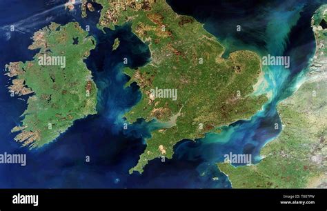 British Isles Satellite Image High Resolution Stock Photography And