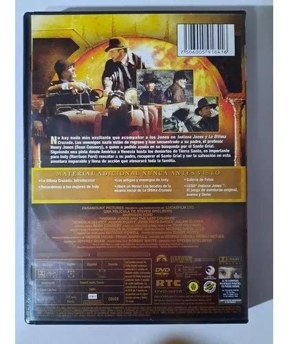 Dvd Original Indiana Jones Y La Ltima Cruzada En Venta En Lima Lima