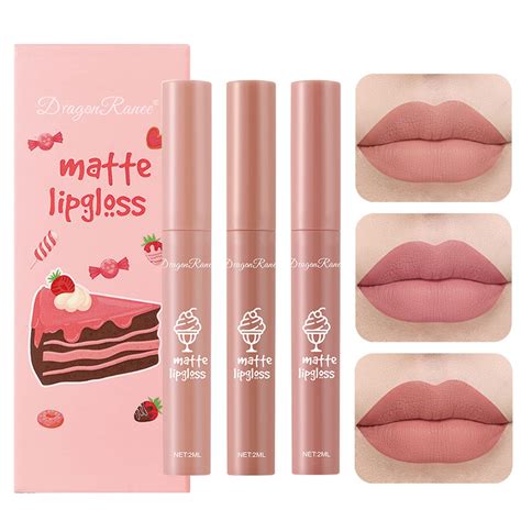 Juego de lápices labiales mate de 3 colores 24 horas Superstay Natural