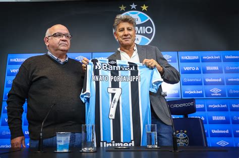 Renato Portaluppi é Apresentado Oficialmente Como Novo Técnico Do Grêmio