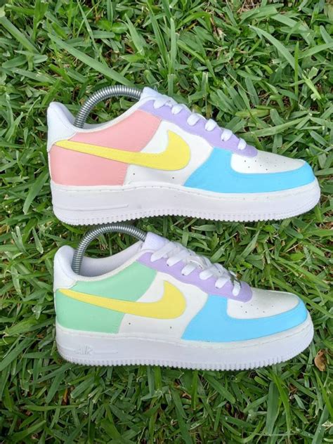 Custom Nike Air Force 1 Pastel Colors, Pastel Nike Air Force 1s - Etsy