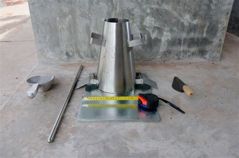 Concrete Slump Test To Check The Workability Of Concrete