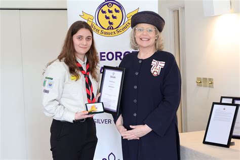 Recognising Adult Awards April 2024 West Sussex Scouts