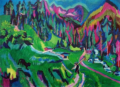 Paisaje De Sertig Ernst Ludwig Kirchner