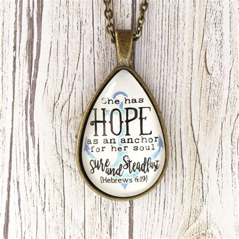 Hope As An Anchor For Her Soul Sure And Steadfast Hebrews 6 19 COLOR