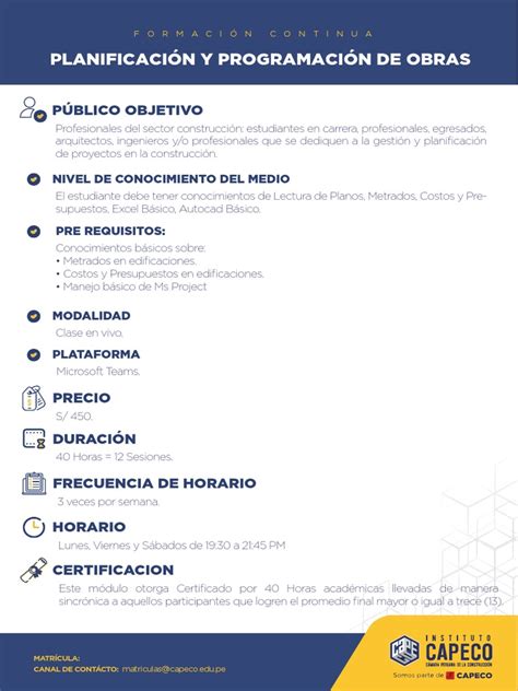 Planificacion Y Programacion De Obras Pdf Evaluación Ciencia De Sistemas