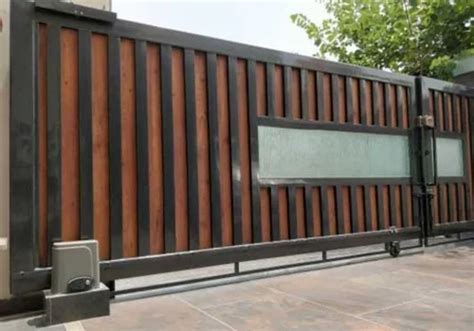 Modern Sliding Steel Gate Design