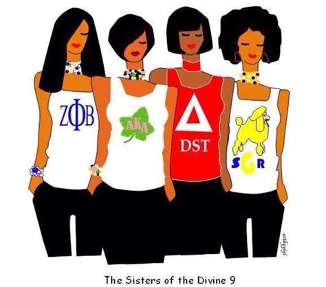 Black Girl Greek Sororities Clip Art Library