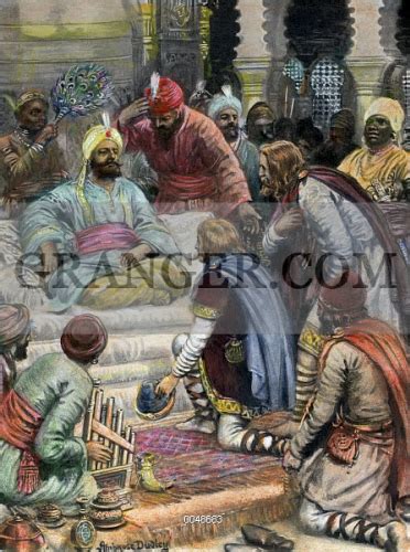 Image Of Harun Al Rashid Fifth Caliph Receiving An