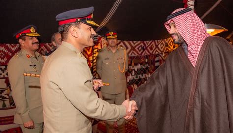 Coas Gen Asim Munir Saudi Crown Prince Review Bilateral Ties