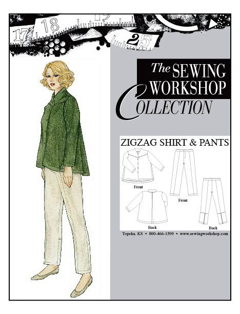 Sewing Workshop Zigzag Shirt & Pants