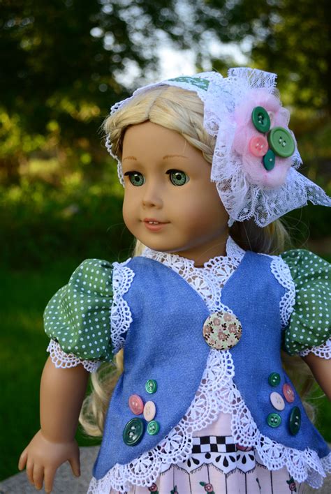 Pdf Doll Clothes Dress Pattern Fits 18 American Girl Etsy