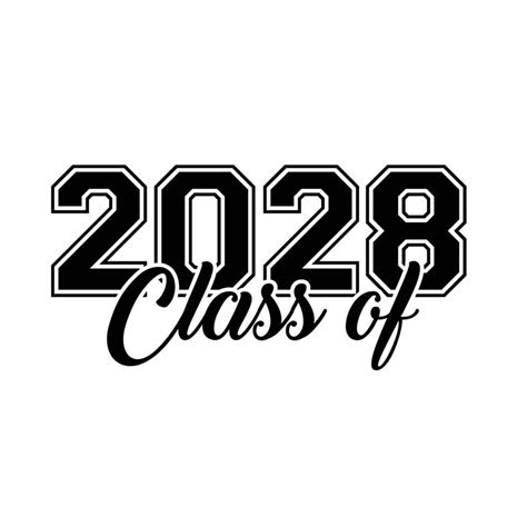 Class Of 2028 Vector T Shirt Design 10990413 Vector Art At Vecteezy