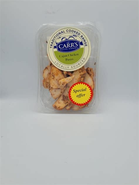 Carr S Sliced Cajun Chicken 120G Carrs Elite Food