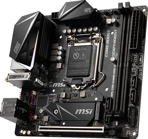 Msi Mpg Z390i Gaming Edge Ac Intel Z390 Coffee Lake Lga1151 Mini Itx Desktop Motherboard Wootware