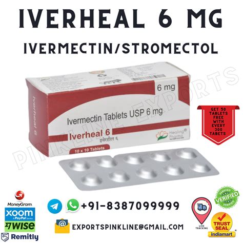 Iverheal 6 Mg Ivermectin Tablets 6 MG At Rs 150 Strip Of 10 Tablets