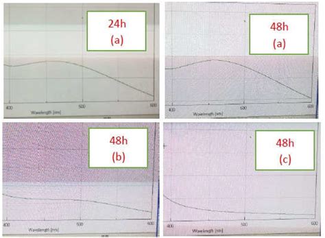 Uv Vis Absorbance Spectra Of The Colloidal Ag Nps Prepared Using A