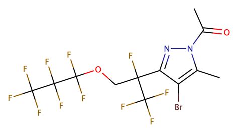 常州新氟化学有限公司 1 乙酰基 4 溴 5 3 甲基 3 5 全氟 1 丙氧基乙基 吡唑 231301 30 7