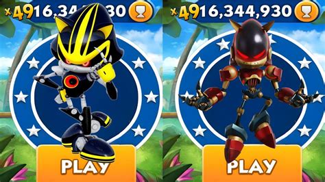 Sonic Dash Metal Sonic Mach Vs Grim All Characters Unlocked