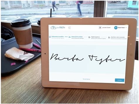 Digitale Unterschrift Erstellen Online Unternehmen Handelsblatt