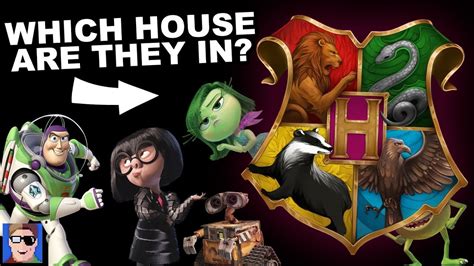 J Vs Ben Sorting Pixar Characters Into Hogwarts Houses Youtube