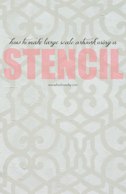 How To Use A Stencil To Create Large Scale Art Check This Out