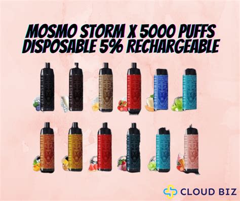 Mosmo Storm X 5000 Puffs Disposable 5 Rechargeable Original Lazada Ph